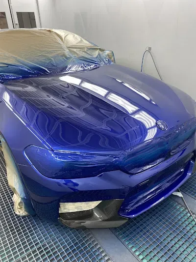 peinture sportive bleue